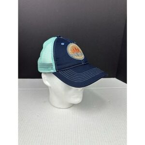 SOUTHERN MARSH Men's Cattail Trucker Hat Blue Aqua Mesh Cap Southern Classic